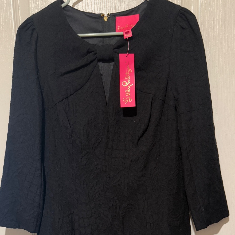 Onyx pineapple pucker dress